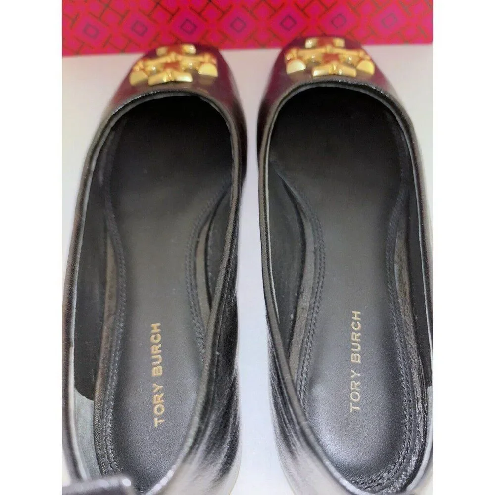 Tory Burch Eleanor Ballet Flats Black 7.5
